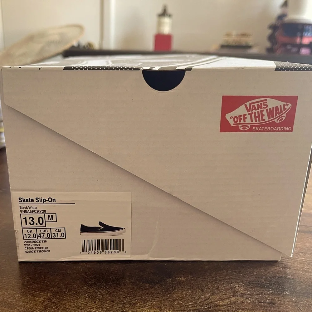 Vans skate slip-on pop Cush Black Sneakers